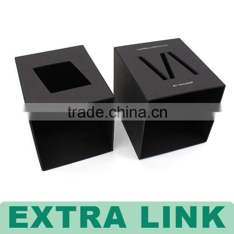Custom Logo Luxury Color Printing Cardboard Paper Candl e Packaging Box With Lid