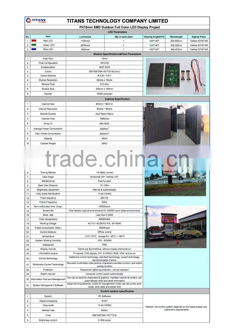 Top Quality 7.62mm Pixels and Red and Green,Red Tube Chip Color led dot matrix display module