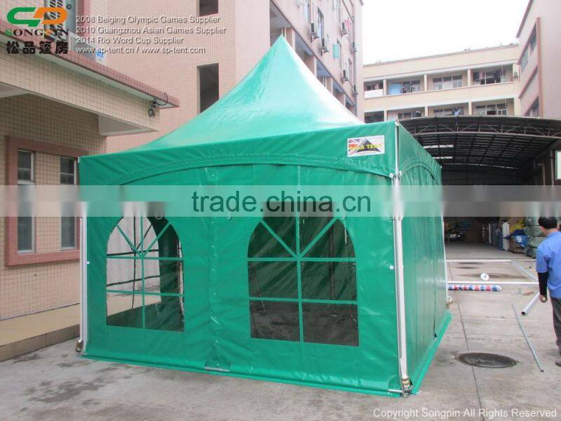 5x5 aluminum frame zip up heavy duty tents for wholesale