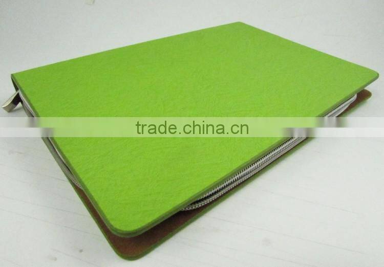 Card holder File folder cover with zipper pen holder documentary folder