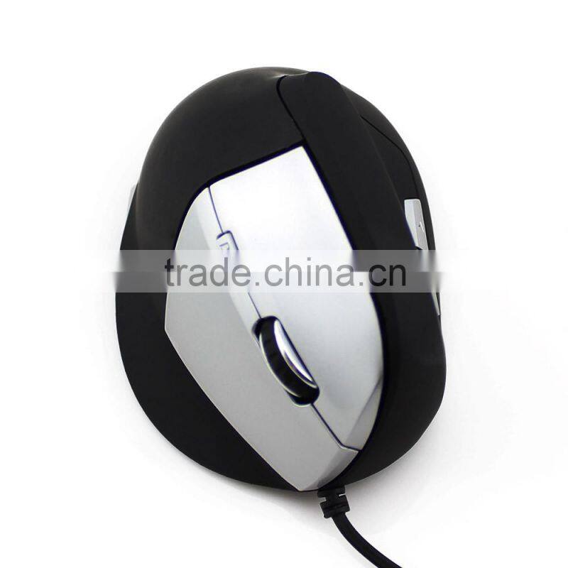 6 Buttons USB Wired Ergonomic Vertical Optical Mouse 800 1200 1600 2000 DPI