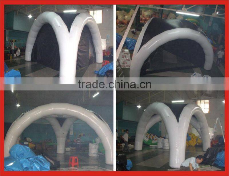 Black & White Inflatable Hot-sealed Tent, Inflatable Air Tight Tent For Sale