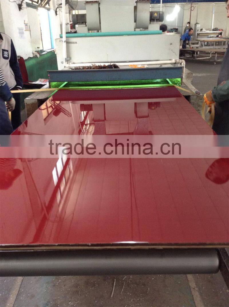 mdf board with uv coating on surface--mocha color for cabinet