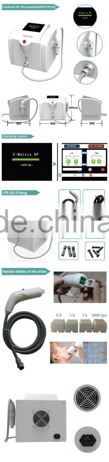 2014 New arrival fractional rf micro needle facial massager