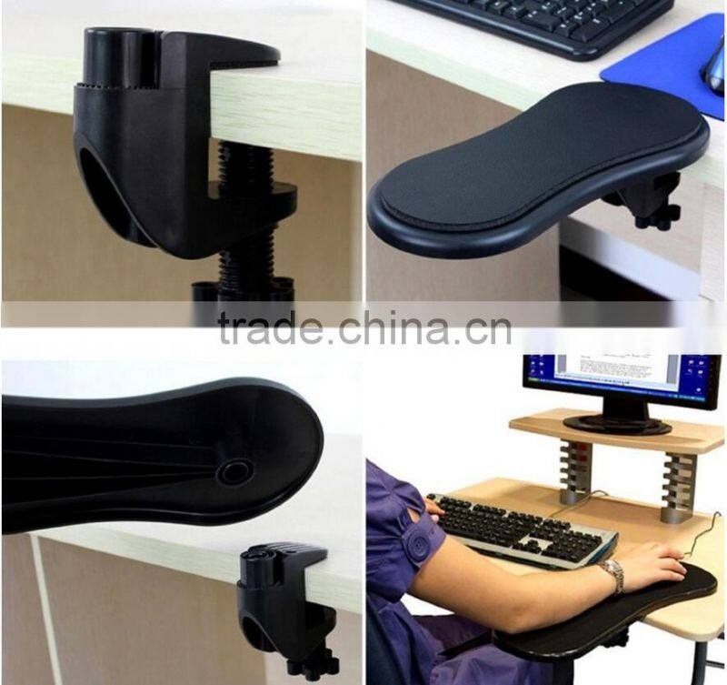 Desk Attachable Computer Table Arm Support Mouse Pads Arm Wrist Rests Hand Shoulder Protect Pad