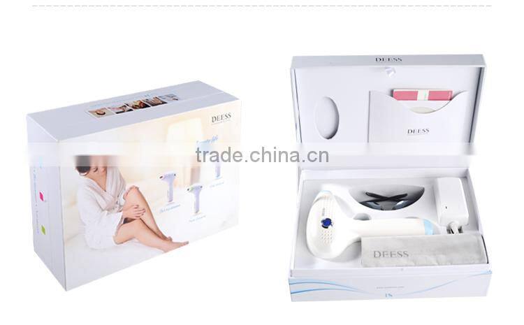 Household orginal DEESS IPL 300000 flash cartridge lifetime painlesDEESS best seller home use IPL permanent hair removal machine