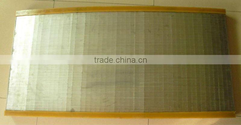 Wear life Johnson screen mineral processing screen panel