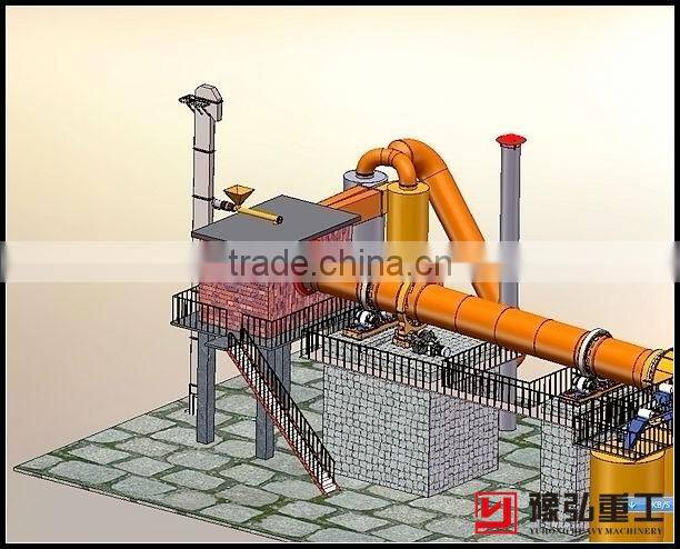 2013 Low Cost Horizontal Lime Rotary Kiln For Latin America Markets