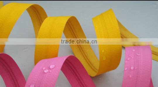 Customized zipper puller nylon waterproof zipper for hot sale