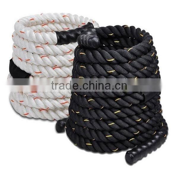 1.5 inch polyester nylon battle rope for European and American market