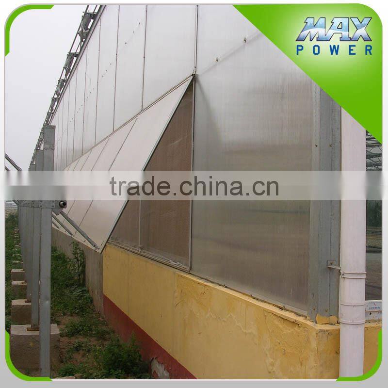 glasshouse ventilation rack and pinion