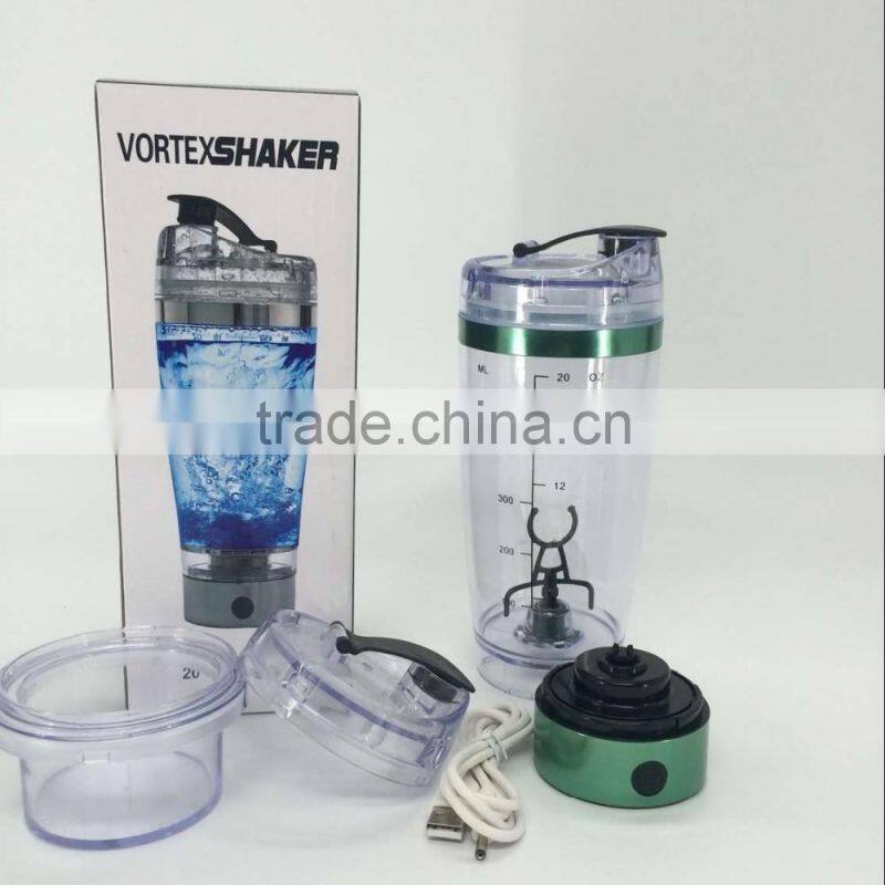600ml Stainless Steel Electric Shaker bottle USB