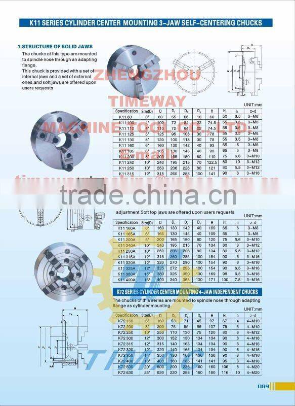 4 Jaw Independent Chuck