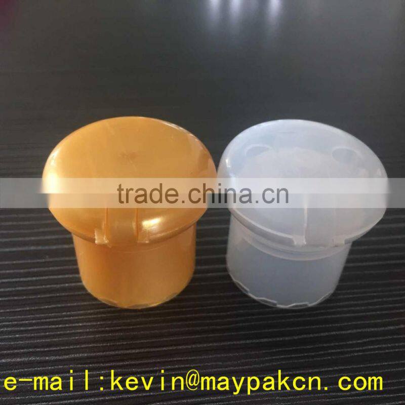 Cosmetics package 2015 hot sale PP flip top water bottle cap for bottles from Yuyao