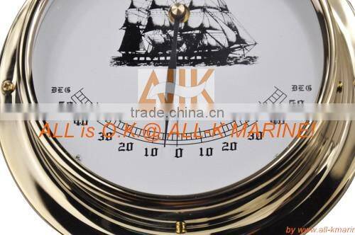 Dial Type Marine Nautical Brass Clinometers