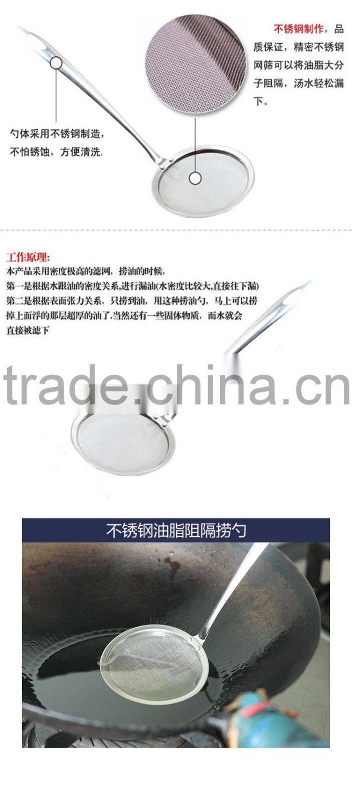 Kitchen Stainless Steel Strainer Spoon Mesh Spoon-S size