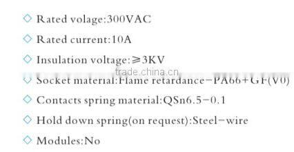 HEIGHT Hot Sale MX78765 Relay Socket /8 pin Relay Socket/General relay socket with High Quality Factory Price