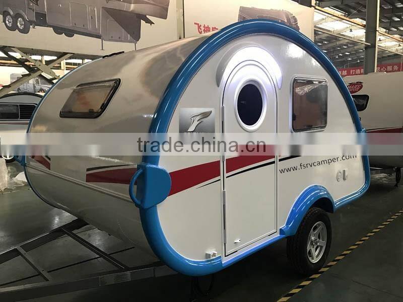 Fiberglass Teardrop Caravan FS-9010 motor home travel trailers