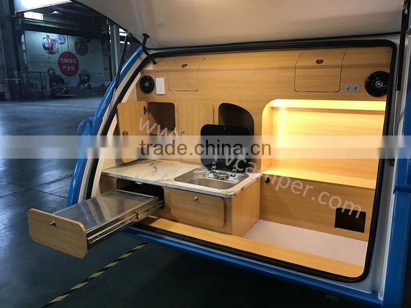 Fiberglass Teardrop Caravan FS-9010 motor home travel trailers