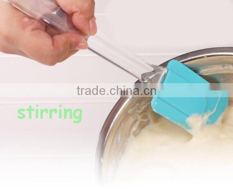 SS524-8 Premium quality silicone cooking scraper set