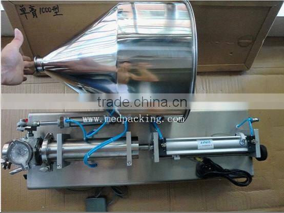 Single head Pneumatic Semi-automatic pneumatic shower gel/hand cream/ Shampoo filling machine