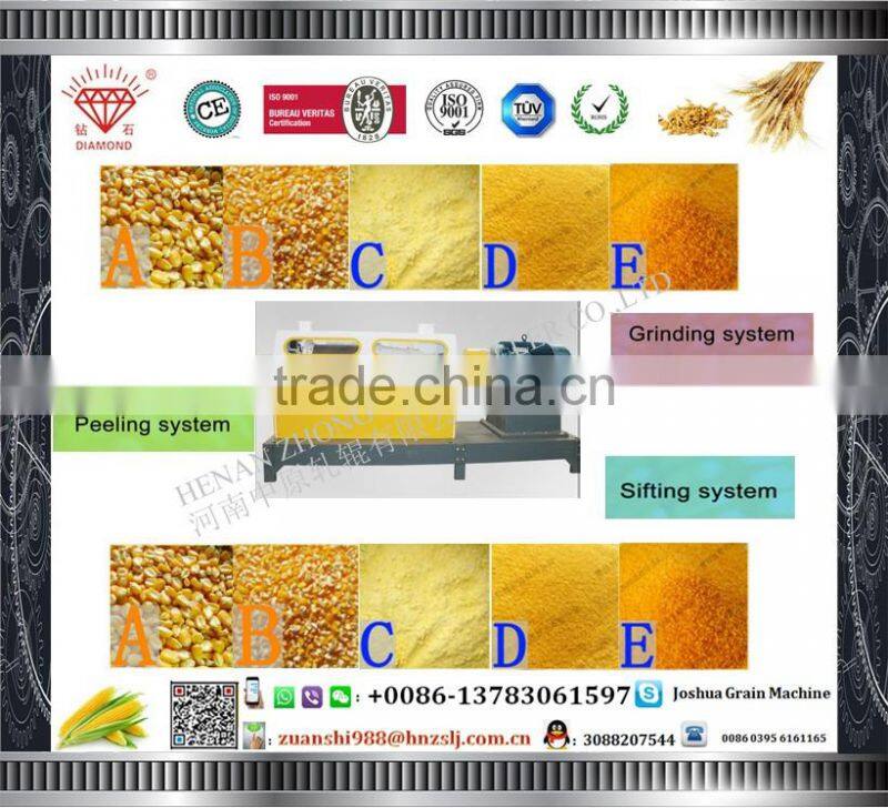 2016 corn peeling and polishing machine with national patent