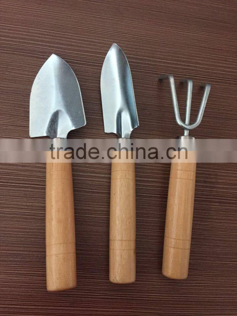 hot selling small garden hand tools with wooden handle