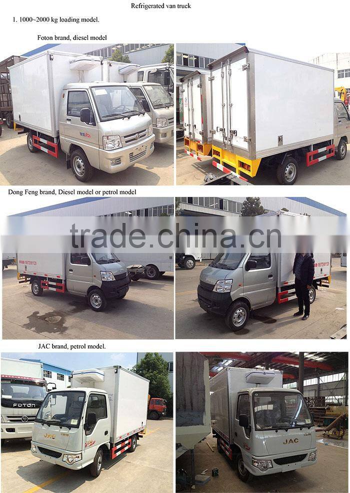 3 ton refrigerated freeze truck