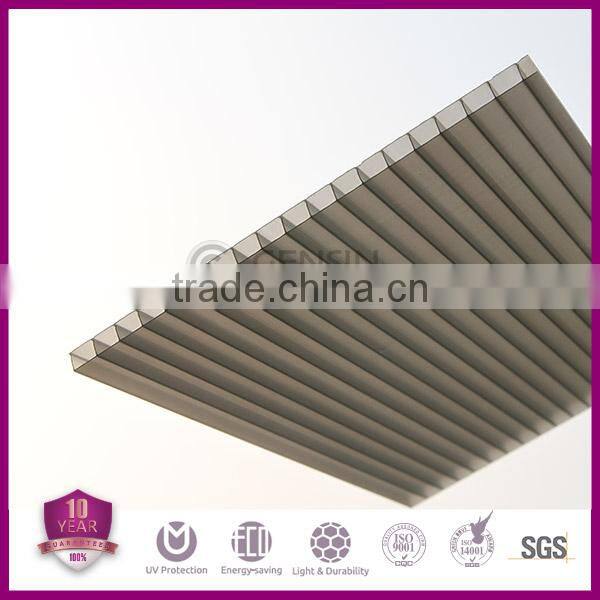 Top quality twin-wall policarbonato greenhouse roofing sheet