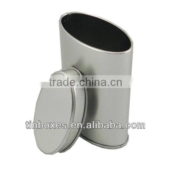 oval metal tin box(E303)