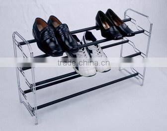 Metal wire shoes rack and 3 tiers metal shoe rack