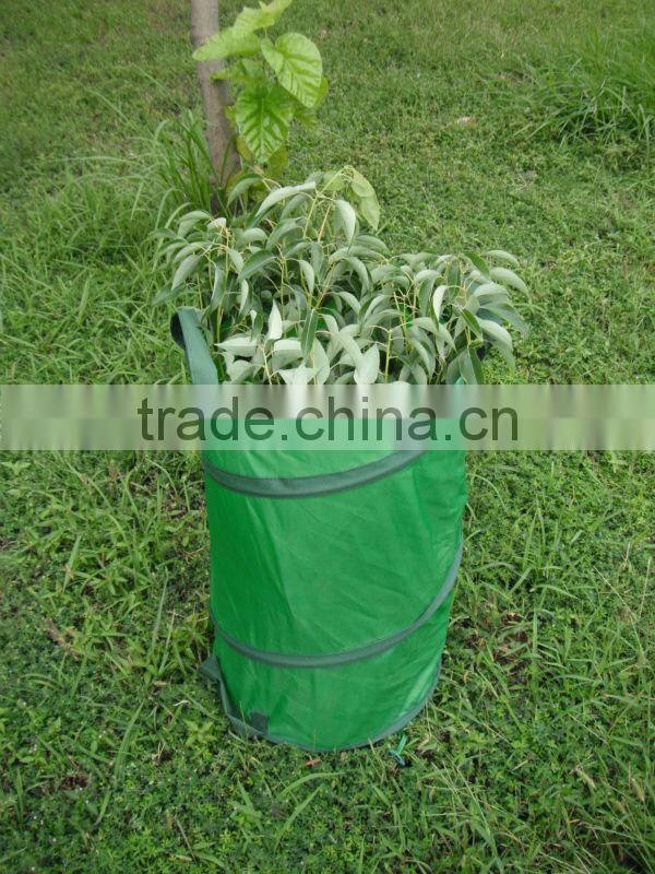 collapsible polyester trash can,collapsible garbage can,contenedor plegable