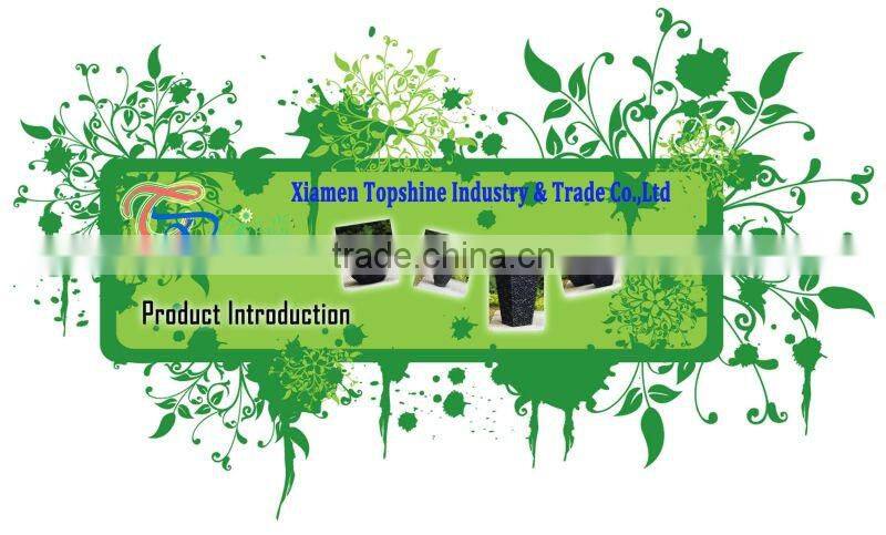 Different Style Home Garden Handmade Black Stone Molds Garden Resin Flower Pot