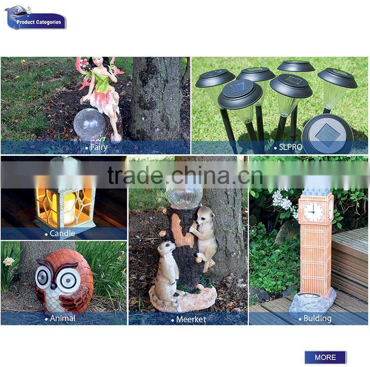 2016 New Design Burj Khalifa/dubai Tower shaped Decorative Garden solar light