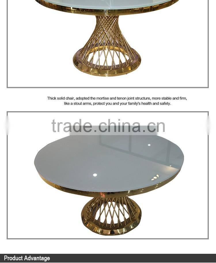New discount!! fashion modern stainless steel table