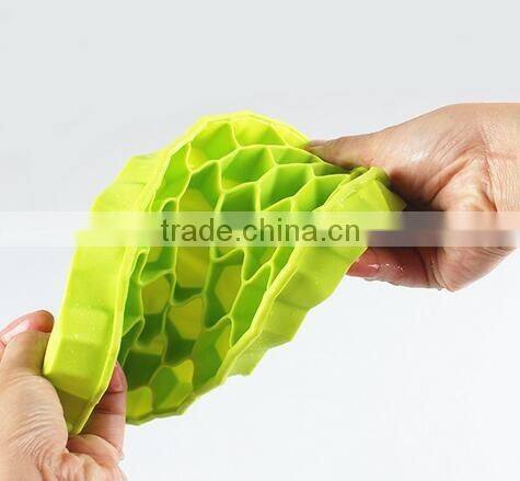 CY175 Honeycomb shape grids food grade silicone ice cube for home DIY