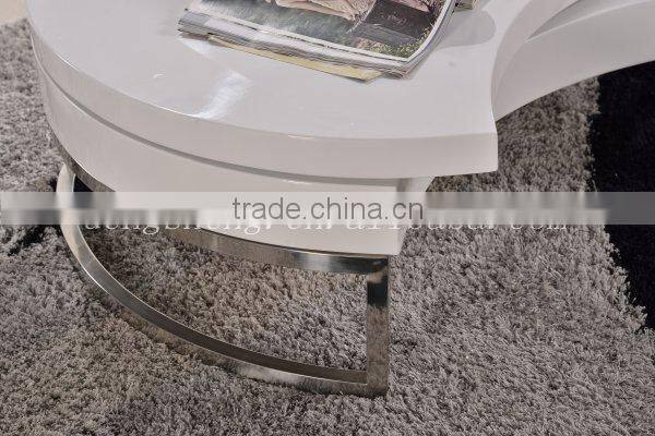 MDF bake white painting side table/coffee table BJ2007