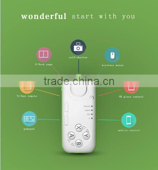 Bestselling Multi-function Bluetooth Game Remote Control Shutter Gamepad Wireless Mouse iOS /Android PC