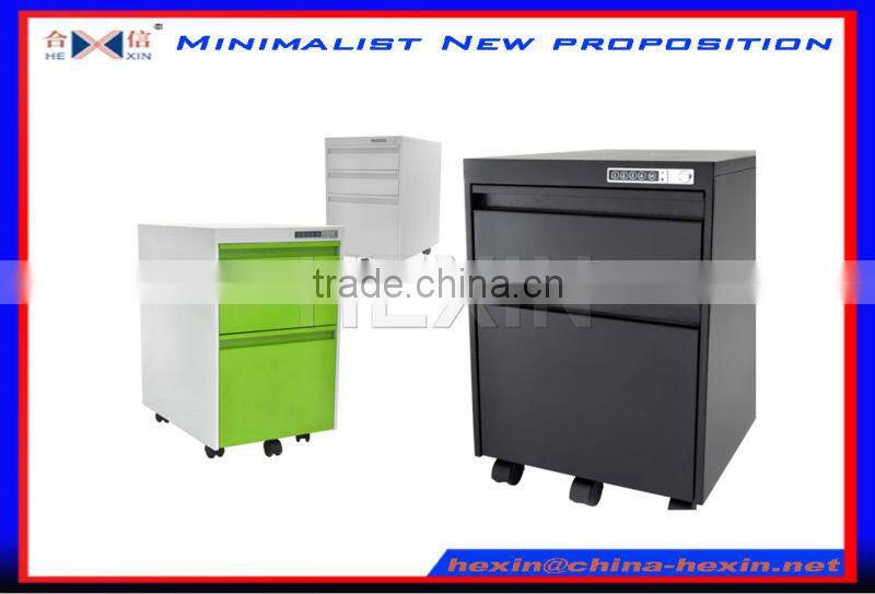 Hexin 3 Drawers Metal Mobile Pedestal