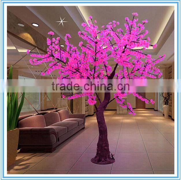 Artificial peony bonsai with lights