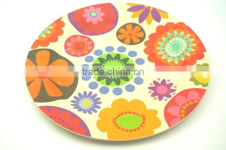 Bamboo Fiber Serving Dinner Dessert Plates,Biodegradable dinner plates