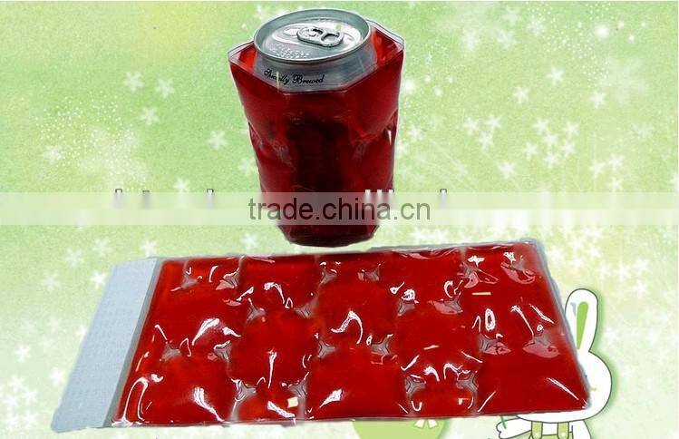 Different colors eco-friendly PVC gel can cooler sleeve