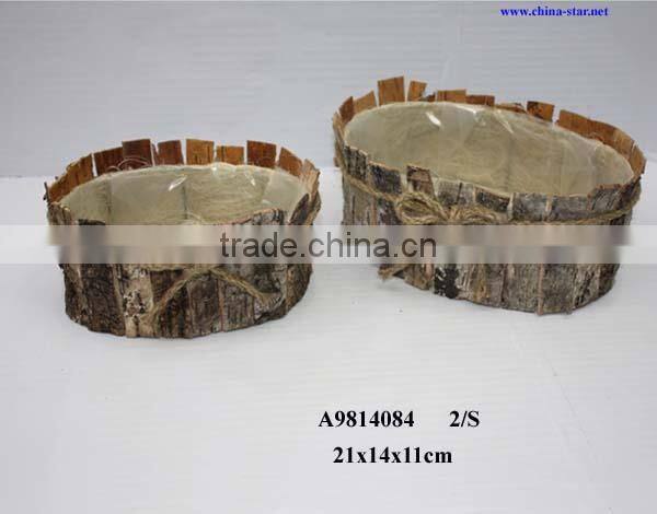 birch garden pot for flower