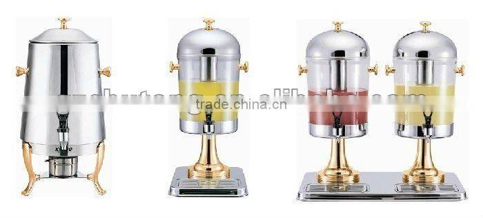 Double heads juice coffee dispenser