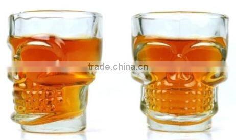 1.5 oz 50ml wine glass skull shot glass cup