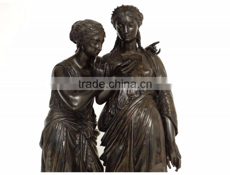 home decor bronze foundry metal craft bronze love letter sculpture