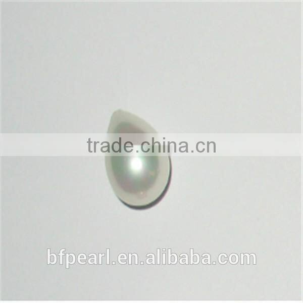 Wholesale 14-19mm Natural White Raindrop Shell Pearls Beads