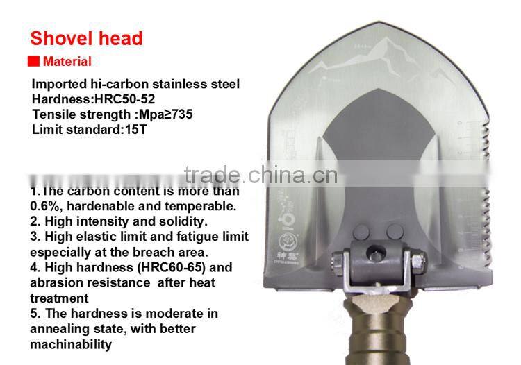 Bushcraft And Survival Equipment/Outdoor Camping and Hiking Gear/Multifunction Shovel saw blade