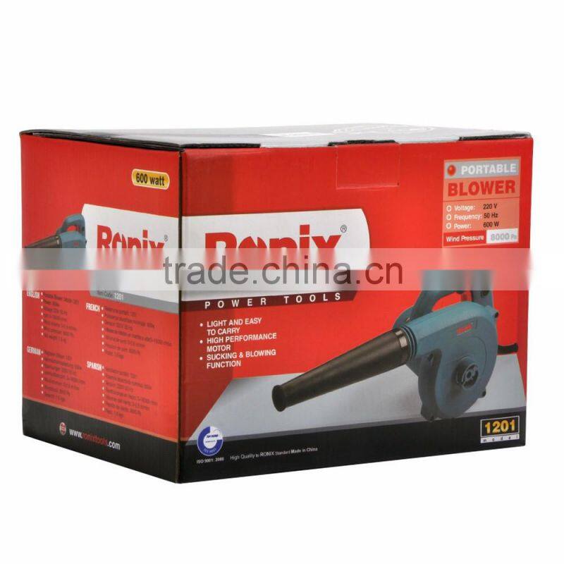 RONIX POWER TOOLS PORTABLE BLOWER 600W MODEL 1201PREMIUM QUALITY