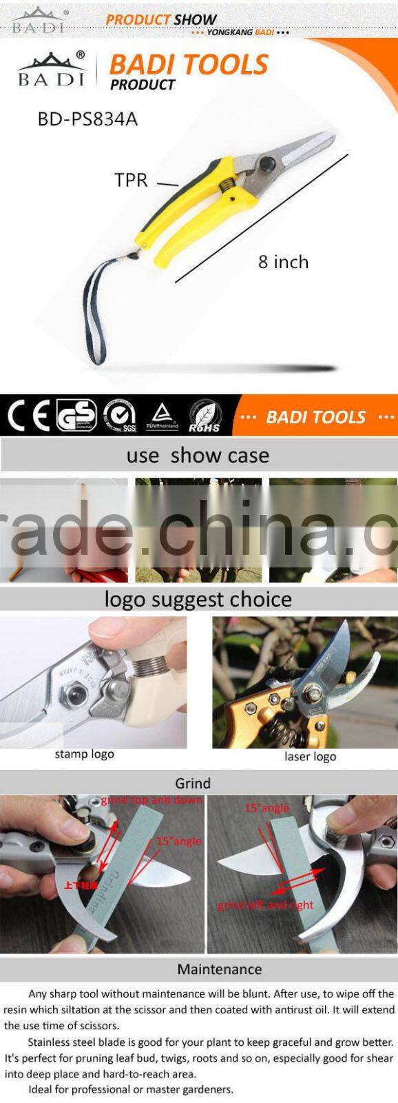 Compact Trimming Bypass Pruners